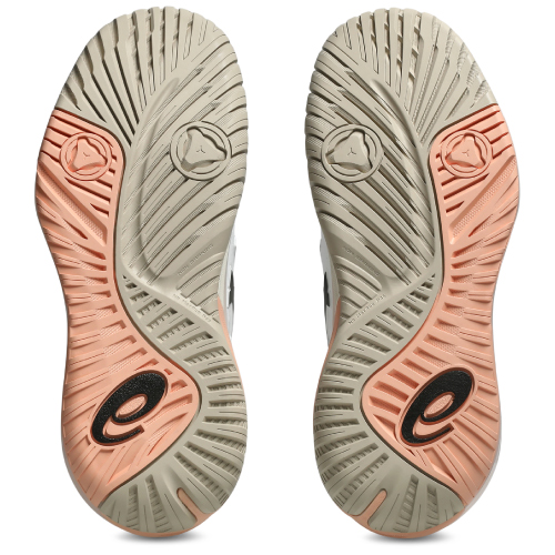 アシックス レディ ゲル レゾリューション テン AC (asics LADY GEL-RESOLUTION X 1042A279 106)テニスシューズ レディース オールコート 26FW ホワイト×ブラックコーヒー(106) 22.5cm