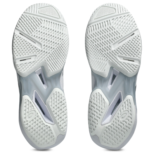 アシックス レディ ソリューションスピード FF 4(asics LADY SOLUTION SPEED FF 4 1042A307 101)テニスシューズ レディース オールコート 26SS ホワイト×ピュアシルバー(100) 22.5cm