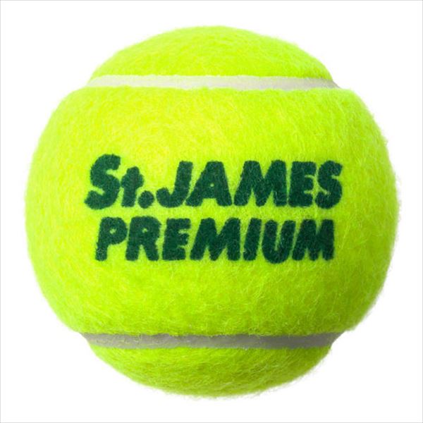 ダンロップ [DUNLOP] テニスボール St.JAMES PREMIUM（セントジェームスプレミアム）  1箱（1缶4球入/15缶/60球）※キャップレス 2023年