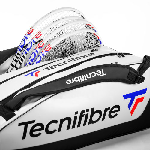 Tecnifibre テニスバッグエンデュランス ホワイト 15本入