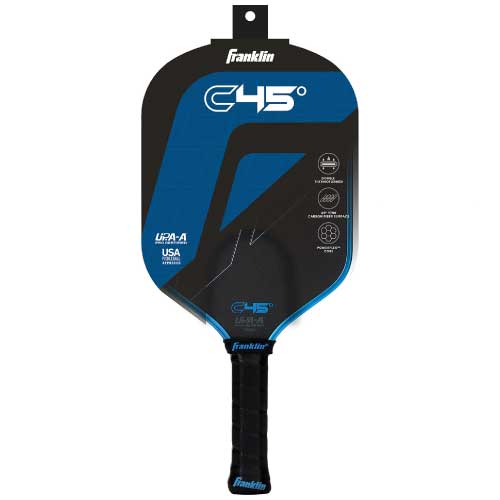 【ピックルボール】フランクリン C45°カーボン パドル 14mm ブルー (Franklin C45°CARBON PADDLE 14mm 59220) ピックルボール パドル 2025 BLUE