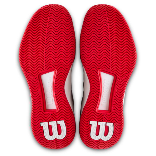 ウイルソン イントリーグ ツアー AC W (wilson INTRIGUE TOUR AC W WRS00964001) テニスシューズ レディース オールコート 26FW ホワイト×ウイルソンレッド×マイクロチップ 22.5cm