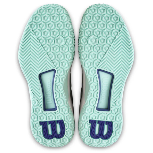 ウイルソン イントリーグ ツアー OC W(wilson INTRIGUE TOUR OC W WRS340110)テニスシューズ レディース オムニ・クレー 26SS ホワイト×ベイ×スキップブルー 22.5cm