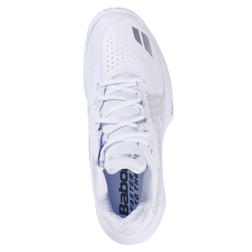 バボラ プロパルス ストーム AC W(Babolat PROPULSE STORM AC W 31F26447A WH×SV)テニスシューズ レディース オールコート 26FW ホワイト×シルバー(1019) 22.5cm