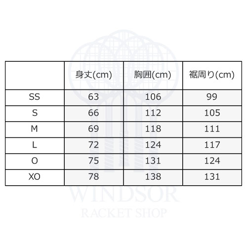 ヨネックス　裏地付ウィンドウォーマーシャツ Oサイズ 70087 ホワイト