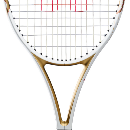 ウイルソン アールエフ ワン プロ ホール オブ フェイム (wilson RF 01 PRO HALL OF FAME WR217511U) 硬式テニスラケット 26FW ホワイト×ゴールド G2