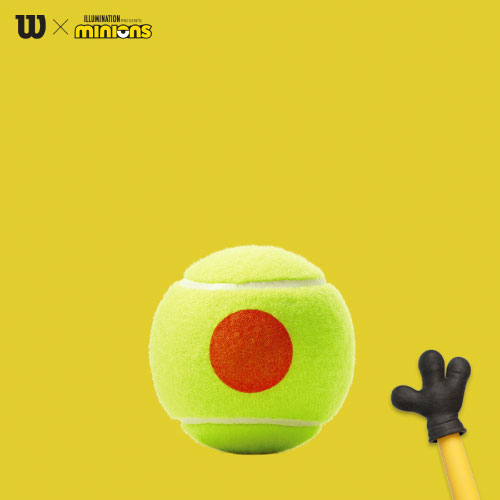 ウインザーオンラインショップウイルソン Wilson テニスボール Minions Stage 2 Ball 1袋 3球入 ステージ2 オレンジボール 3球入り ジュニアのページです