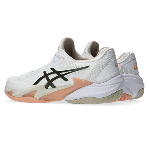 アシックス レディ コート FF 3(asics LADY COURT FF 3 1042A220 108)テニスシューズ レディース オールコート 26FW ホワイト×ブラックコーヒー(108) 22.5cm