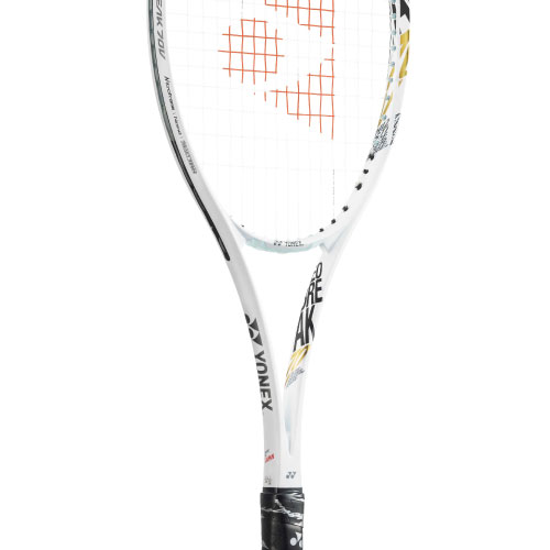 【張り工賃別・ガット代込】ヨネックス [YONEX] ソフトテニスラケット ジオブレイク70V マットホワイト（前衛用）（GEO70V 801）  22SS