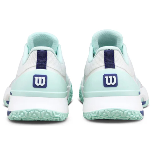ウイルソン イントリーグ ツアー OC W(wilson INTRIGUE TOUR OC W WRS340110)テニスシューズ レディース オムニ・クレー 26SS ホワイト×ベイ×スキップブルー 22.5cm