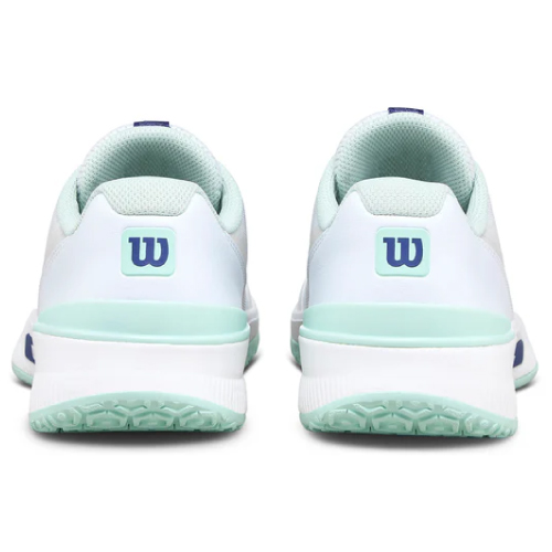 ウイルソン イントリーグ プロ OC W(wilson INTRIGUE PRO OC W WRS340120)テニスシューズ レディース オムニ・クレー 26SS ホワイト×ベイ×スキップブルー 22.5cm