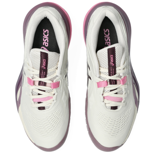 アシックス レディ ゲル レゾリューション テン(asics LADY GEL-RESOLUTION X 1042A279 250)テニスシューズ レディース オールコート 26FW ソフトオート×ダークオーベルジーヌ(250) 22.5cm