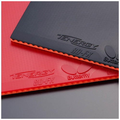 バタフライ テナジー80FX(Butterfly TENERGY 80 FX 05940)卓球ラバー【メーカー取寄せ商品】 RD