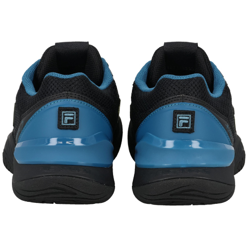フィラ アクシラス 3 T9 (FILA AXILUS 3 T9 FM0102523 001)テニスシューズ メンズ オールコート 26FW ブラック×ブルー×ブラック(001) 25.0cm