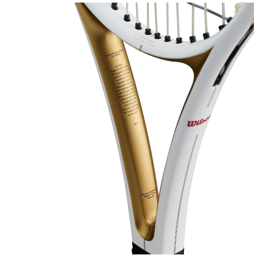 ウイルソン アールエフ ワン ホール オブ フェイム (wilson RF 01 HALL OF FAME WR217411U) 硬式テニスラケット 26FW ホワイト×ゴールド G2