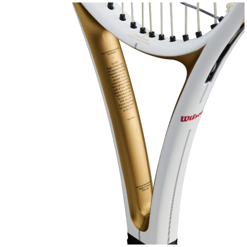 ウイルソン アールエフ ワン プロ ホール オブ フェイム (wilson RF 01 PRO HALL OF FAME WR217511U) 硬式テニスラケット 26FW ホワイト×ゴールド G2
