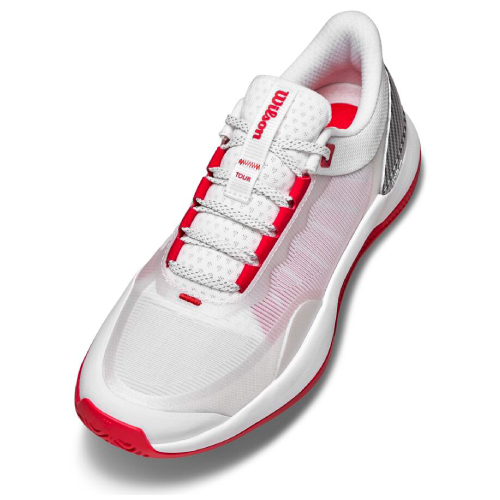 ウイルソン イントリーグ ツアー AC W (wilson INTRIGUE TOUR AC W WRS00964001) テニスシューズ レディース オールコート 26FW ホワイト×ウイルソンレッド×マイクロチップ 22.5cm