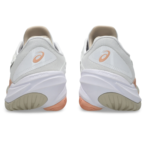 アシックス レディ コート FF 3(asics LADY COURT FF 3 1042A220 108)テニスシューズ レディース オールコート 26FW ホワイト×ブラックコーヒー(108) 22.5cm