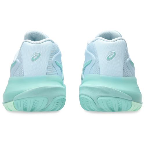 アシックス レディ ゲル レゾリューション テン(asics LADY GEL-RESOLUTION X 1042A279 402)テニスシューズ レディース オールコート 26FW ライトブルー×オアシスグリーン(402) 22.5cm