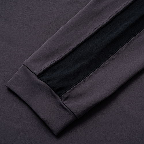 アドミラル ミニマムサイドラインL/S TEE チャコール (ATLA438)