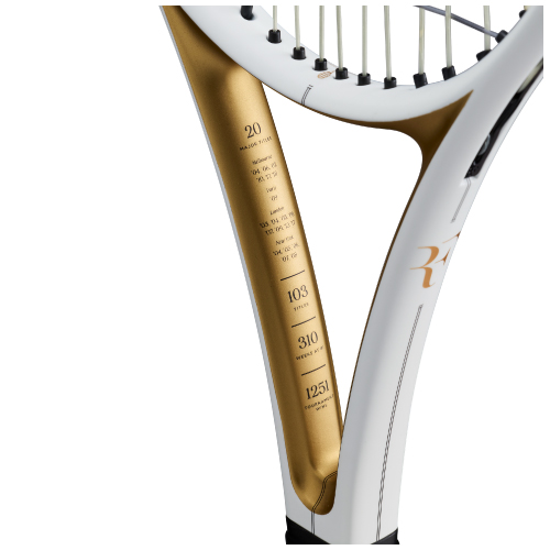 ウイルソン アールエフ ワン ホール オブ フェイム (wilson RF 01 HALL OF FAME WR217411U) 硬式テニスラケット 26FW ホワイト×ゴールド G2