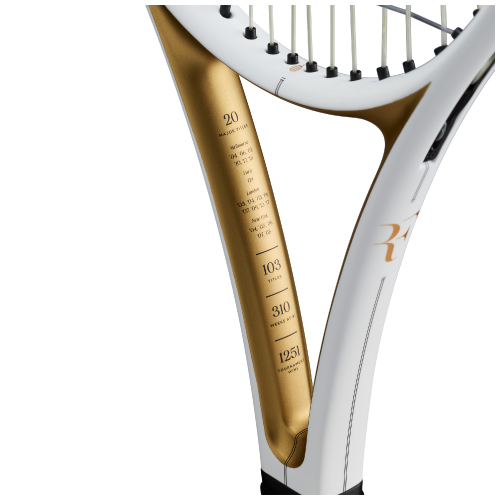 ウイルソン アールエフ ワン プロ ホール オブ フェイム (wilson RF 01 PRO HALL OF FAME WR217511U) 硬式テニスラケット 26FW ホワイト×ゴールド G2