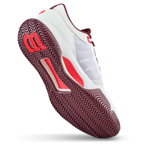 ウイルソン イントリーグ ツアー AC W (wilson INTRIGUE TOUR AC W WRS338920) テニスシューズ レディース オールコート 26SS ホワイト×ポートロイヤル×インフラレッド 22.5cm