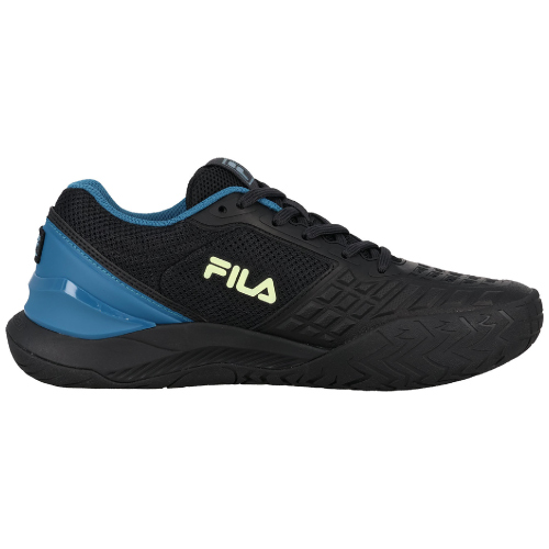 フィラ アクシラス 3 T9 (FILA AXILUS 3 T9 FM0102523 001)テニスシューズ メンズ オールコート 26FW ブラック×ブルー×ブラック(001) 25.0cm