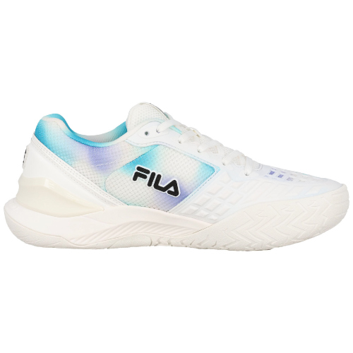 フィラ アクシラス 3 T9 (FILA AXILUS 3 T9 FW0102523 101)テニスシューズ レディース オールコート 26FW ホワイト×ブルー×パープル(101) 23.0cm