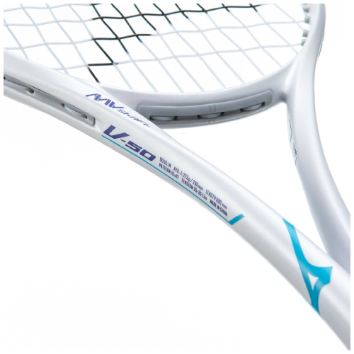 【張り工賃別】ミズノ デュアルストライク V-50 (MIZUNO DUALSTRIKE V-50 63JTN6C501) ソフトテニスラケット 前衛向け 26FW 01:ホワイト 00X