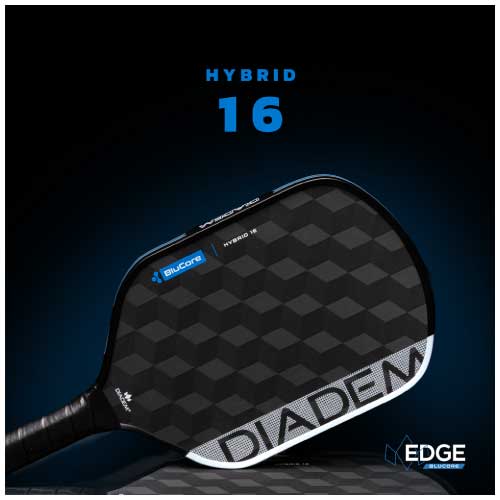 【ピックルボール】ダイアデム エッジブルーコア ハイブリッド16 (DIADEM EDGE BLUCORE HYBRID16 TPA024) パドル 25FW G1