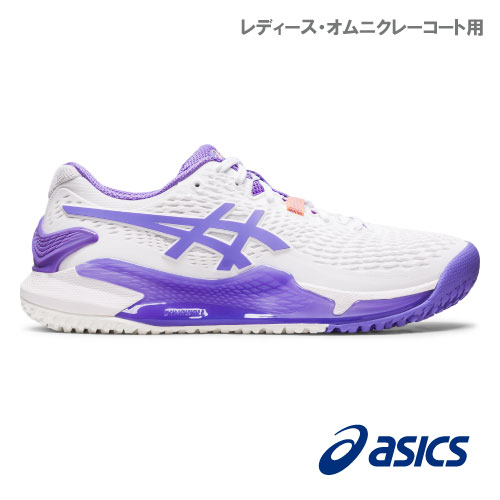 【SALE】アシックス ゲル レゾリューション 9 OC （GEL-RESOLUTION 9 OC 1042A225 101カラー）［asics  シューズ レディース] 23SS オムニクレーコート用