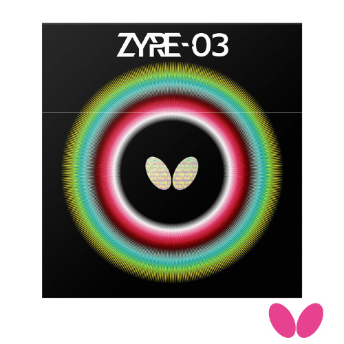 バタフライ ザイア03(Butterfly ZYRE 03 06140)卓球ラバー【メーカー取寄せ商品】 RD