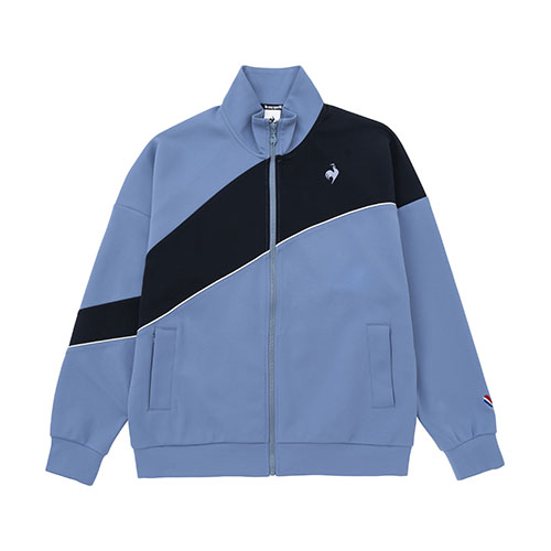 ルコックスポルティフ ヘランカダブルフェイス スタンドジャケット （ QMMWJF01-BL ）[ lecoq sportif MWJ メンズ  ]23FW▲