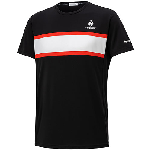 ルコックスポルティフ TEAM GAME SHIRT （ QTMTJA90 - BLK ブラック ）[ lecoq sportif MS メンズ  ]22SS▲