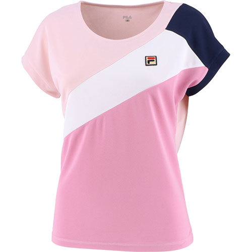 フィラ ゲームシャツ （ VL2426 - 19 ピンク ）[ FILA LS レディース ]22SS