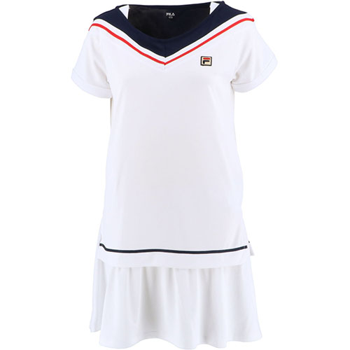 ウインザーオンラインショップ 予約商品2月発売予定 フィラ ワンピース Vl2445 01 ホワイト Fila Ls レディース 22ss S 予約商品のページです