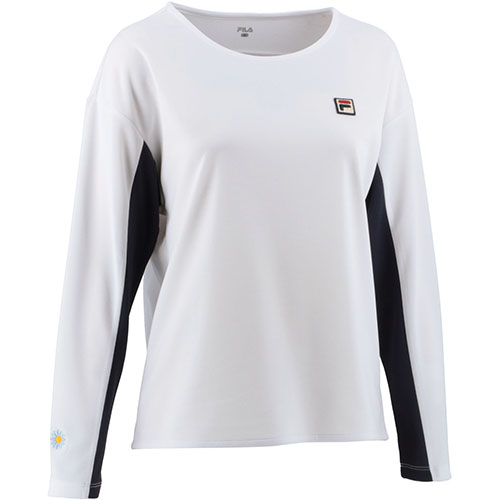 【SALE】フィラ ロングスリーブシャツ （ VL2587 - 01 ）[ FILA LS レディース ]23SS