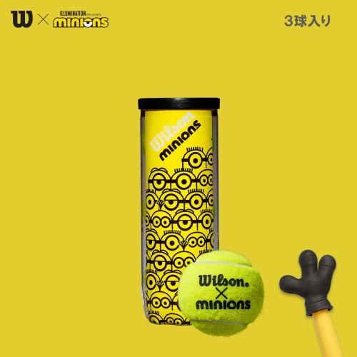 ウインザーオンラインショップウイルソン Wilson テニスボール Minions Tennis Ball 1缶 3球入 練習球 I T F 公認 3球入り テニスボール カゴのページです