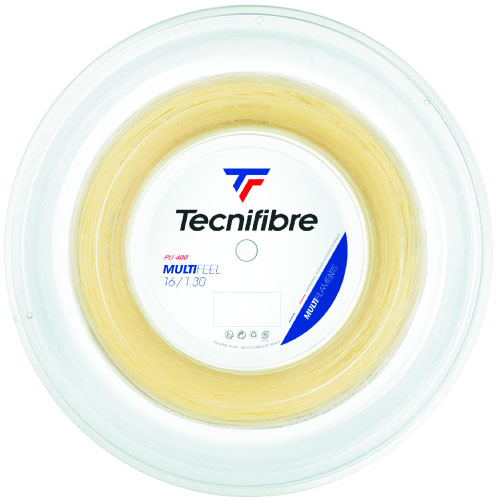 テクニファイバー マルチフィール ナチュラル 200M ロール (tecnifibre MULTI FEEL 02RMU)  マルチフィラメント ストリング 【メーカー取寄せ商品】