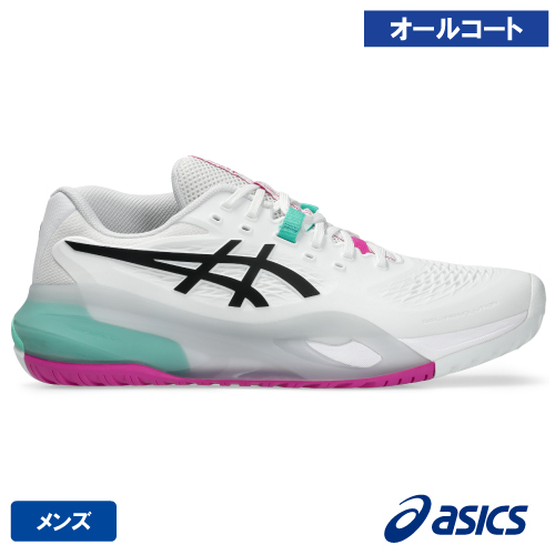 アシックス ゲル レゾリューション テン（asics GEL-RESOLUTION X 1041A481 103）テニスシューズ メンズ オールコート用 26SS