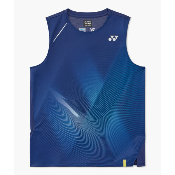 【アクセルセン選手】ヨネックス VAメンズゲームシャツ(ノースリーブ) （ 10798-112 ）[ YONEX MS メンズ ]26FW