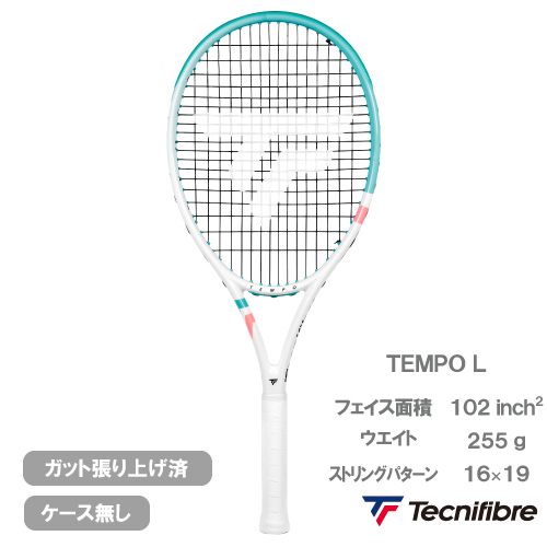 【予約商品 9月中旬発売予定】【張上げ商品】テクニファイバー テンポ エル（Tecnifibre TEMPO L 14TEMPOL6) 硬式テニスラケット 26FW