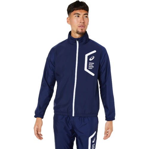 アシックス ウラトリコットブレーカーJKT スリム （ 2031C716 - 400 ）[ asics MWJ メンズ ]22FW