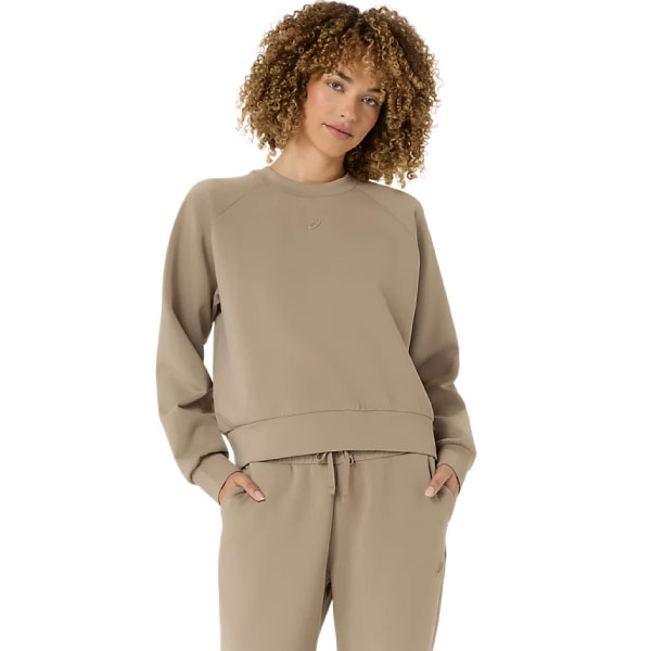 アシックス NAGINO REFINED TEXTURE スウェット （ 2032D370-200 ）[ asics LSWS レディース ]26FW