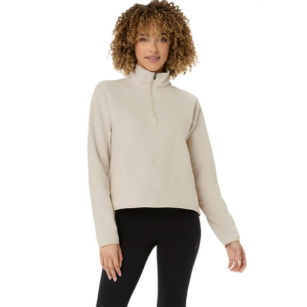 アシックス REFINED TEXTURE ハーフジップフリース （ 2032D513-250 ）[ asics LS レディース ]26FW