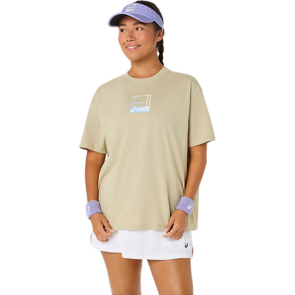 アシックス グラフィック半袖シャツ （ 2042A384-300 ）[ asics LS レディース ]26SS