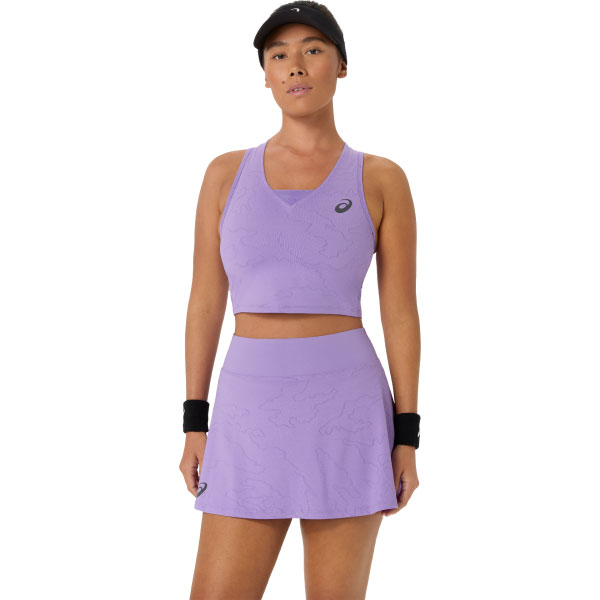 ウイメンズクロップ丈シャツ （ 2042A460-500 ）[ asics LS レディース ]26FW