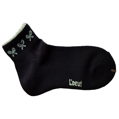 ルフ ソックス （ 221SA - BK ）[ Loeuf LSC レディース ]23SS