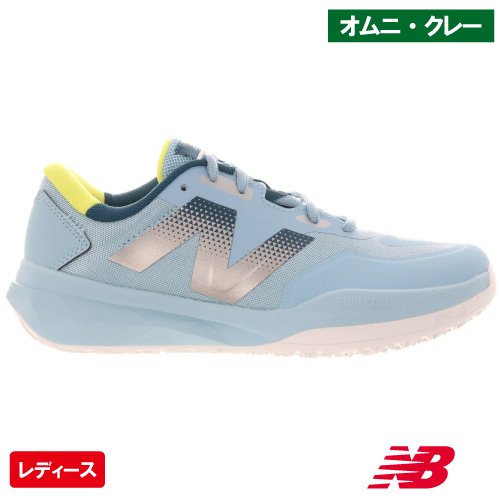 【ネットバーゲン】 ニューバランス Fuelcell 796 v4 O 2E BLUE（ WCO796J4 ） [ new balance テニスシューズ レディース オムニクレー用 ]24SS